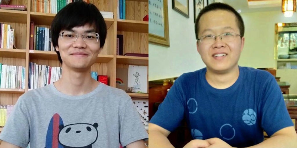 Cai Wei and Chen Mei.