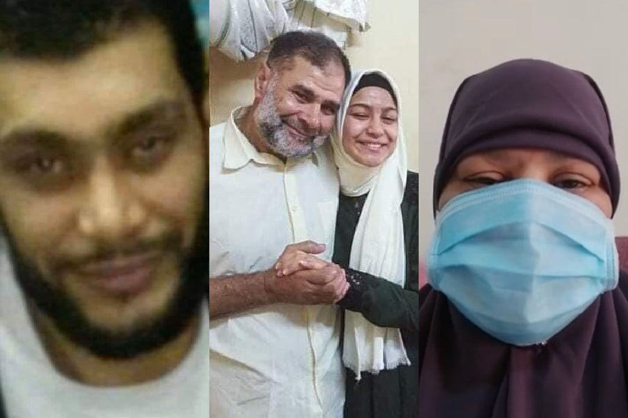 From left to right: Abdelrahman al-Showeikh, Gamal al-Showeikh, Salsbeel al-Showeikh, and Hoda Abdel Hamid