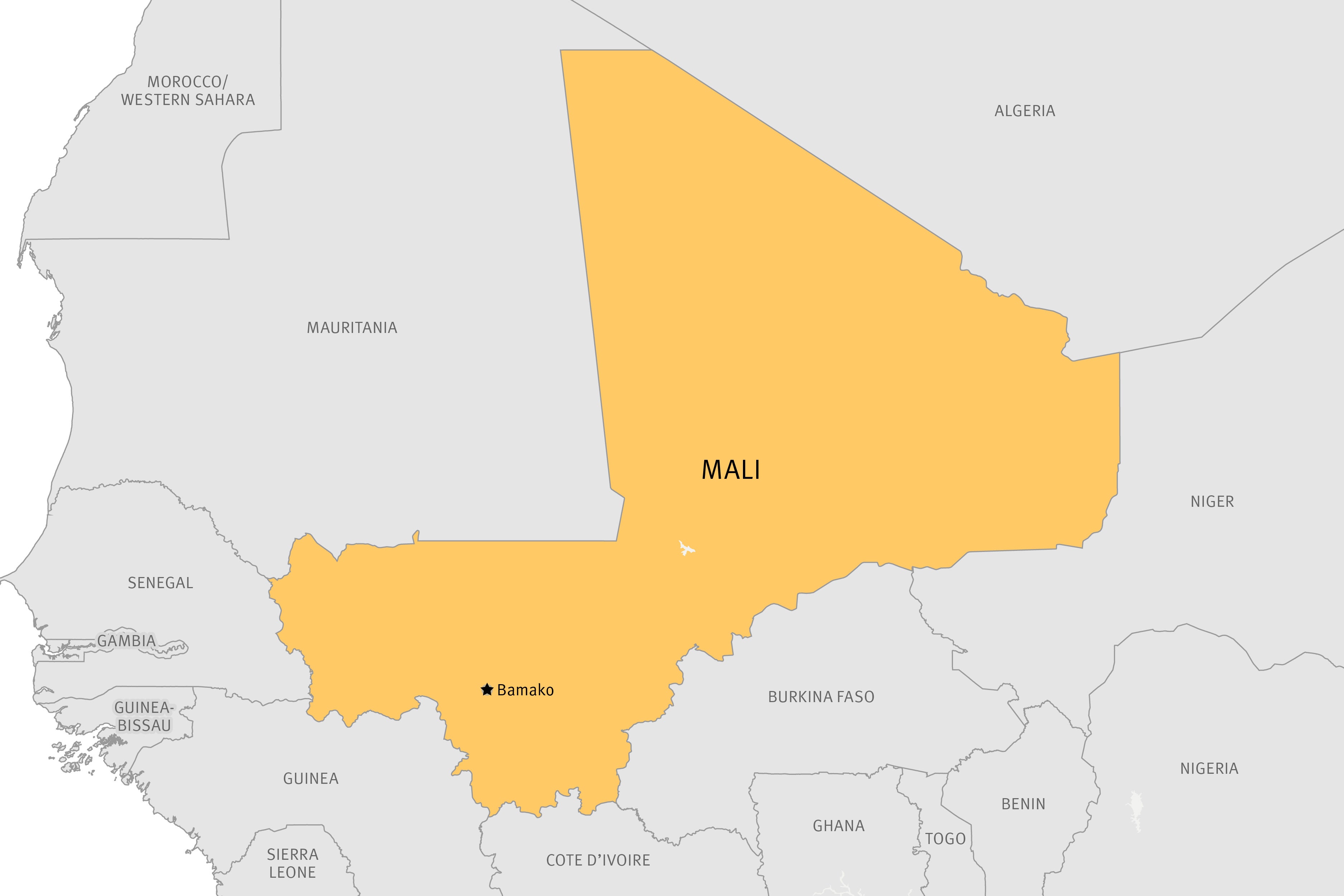 Map of Mali