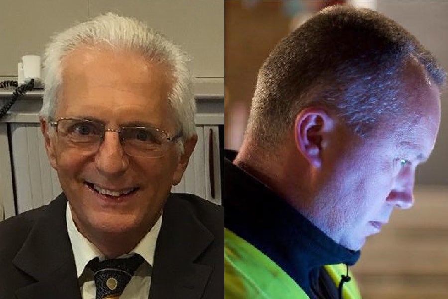 Αριστερά ο Παναγιώτης Δημητράς. Δεξιά ο Tommy Olsen. © 2019 EIN Secretariat – Agnes Ciccarone; © 2015 Adam Rosser 