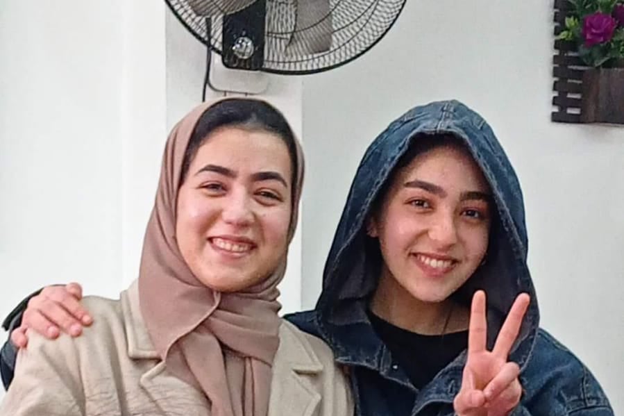 Wissam al-Tawil, 23, and Fatma al-Tawil, 19.