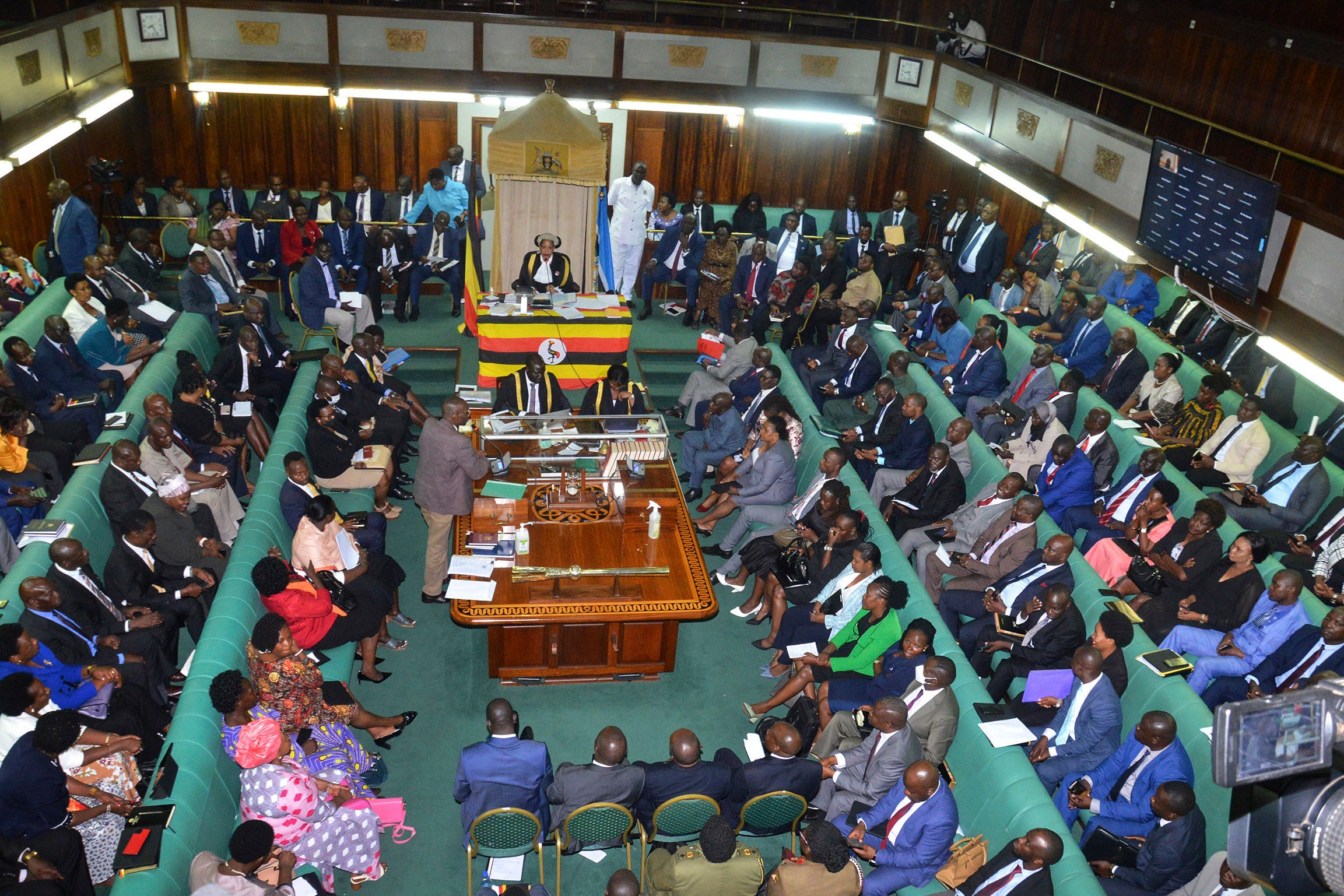 The Ugandan Parliament votes on a anti-gay bill, on March 21, 2023 