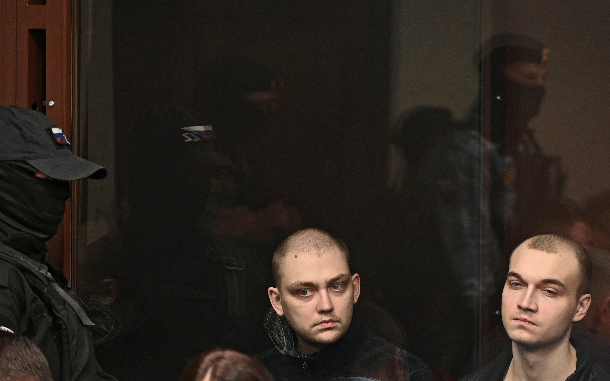 Soldiers of Ukraine's “Azov” Brigade attend a court hearing in Rostov-on-Don, Russia, June 14, 2023. 