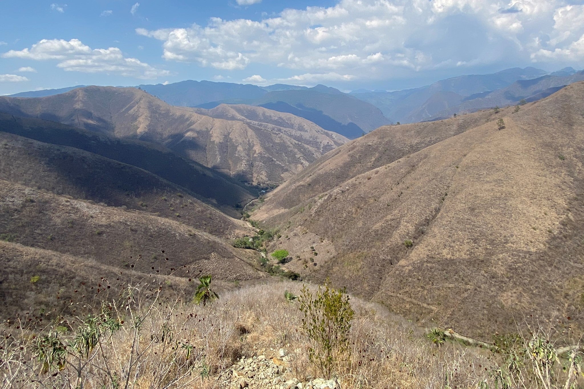 Landscape view of mountains