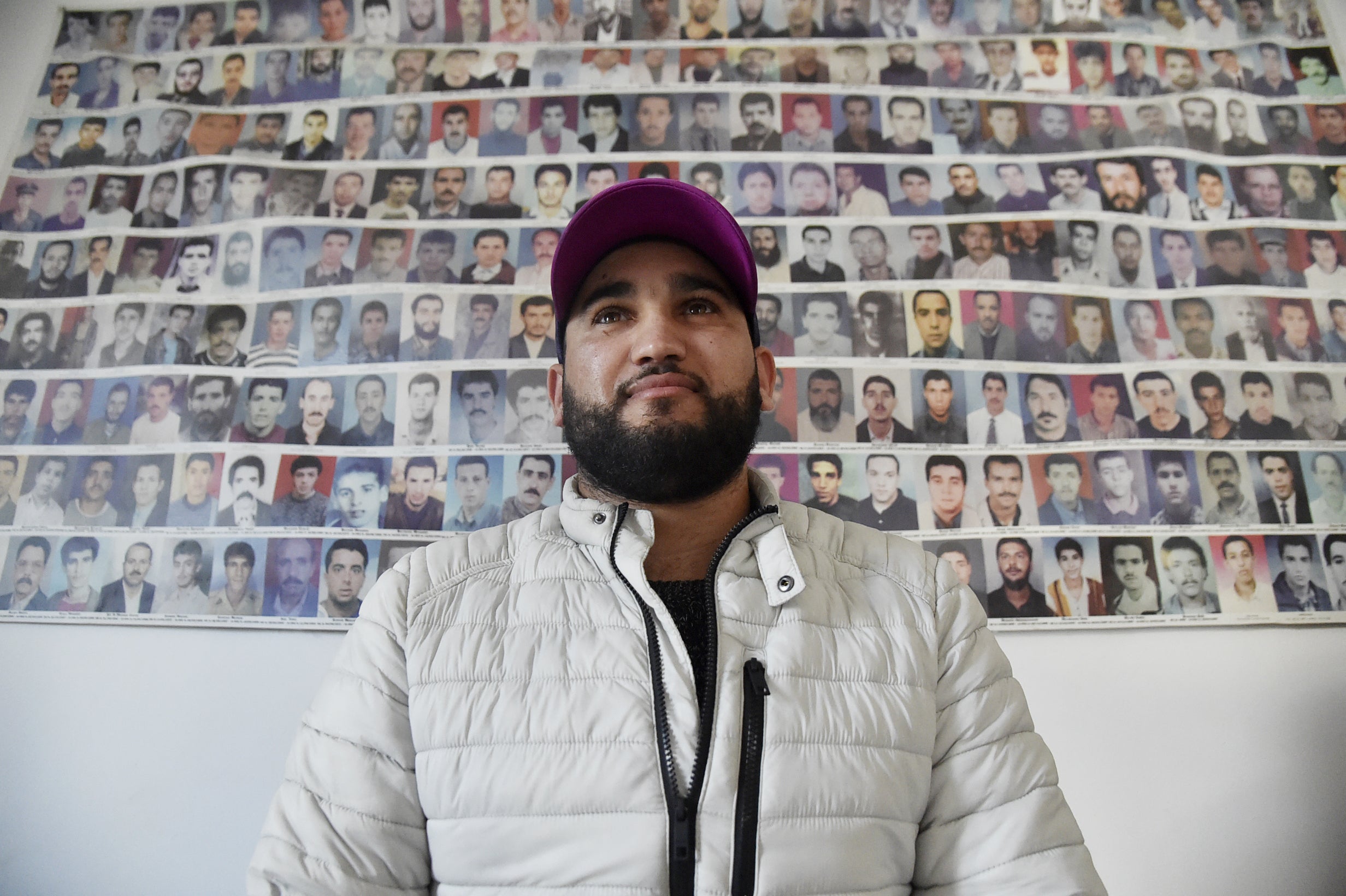 الناشط الجزائري زكي حناش في الجزائر العاصمة، 13 فبراير/شباط 2021. 