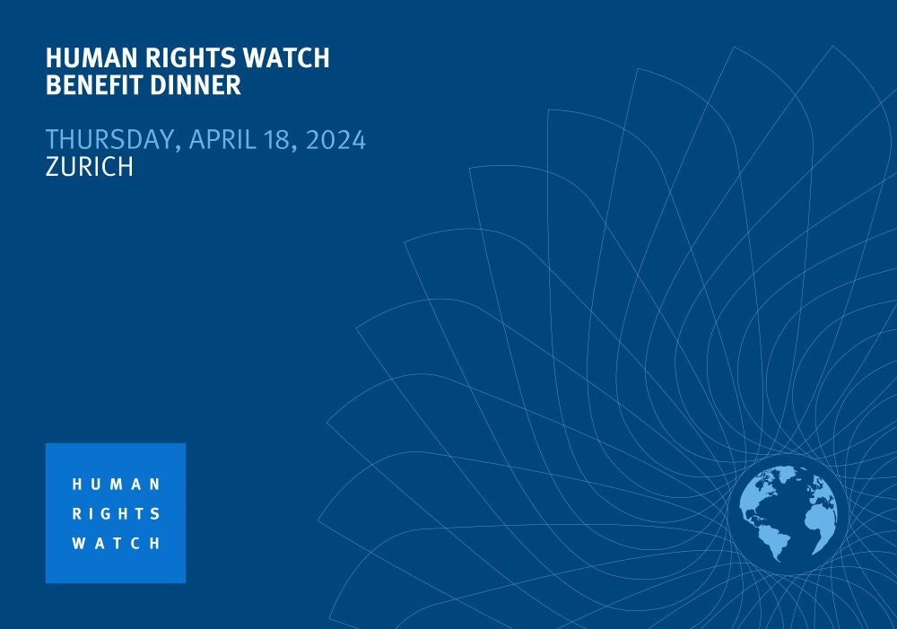 Invitation image to the Zurich Benefit Dinner 2024