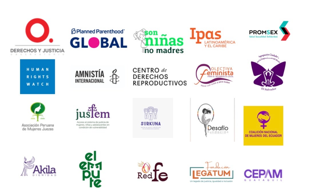 Signatory organization logos