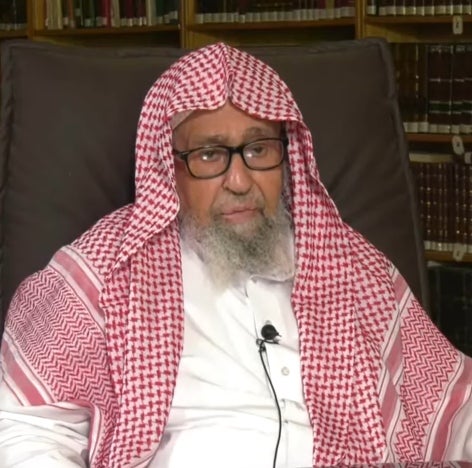 Sheikh Saleh bin Abdullah bin Fawzan al-Fawzan, Grand Mufti of Saudi Arabia. 