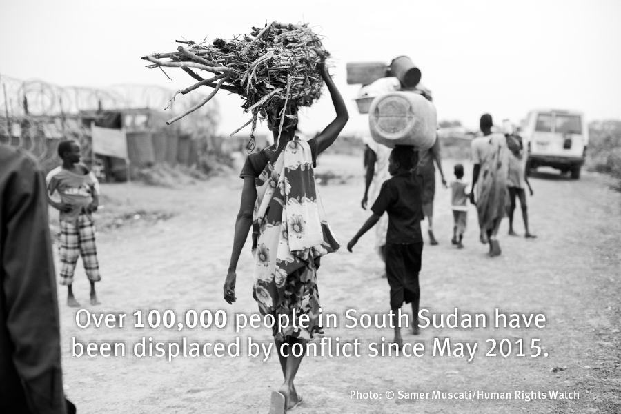 Over 100,000 people have been displaced since May, 2015