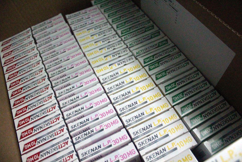 A shipment of oral morphine pills arrived at Dakar's Dantec Hospital in July 2013, after a shortage.