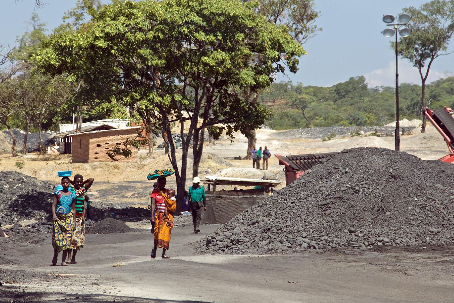 Malcoal mine in Kayelekera. 
