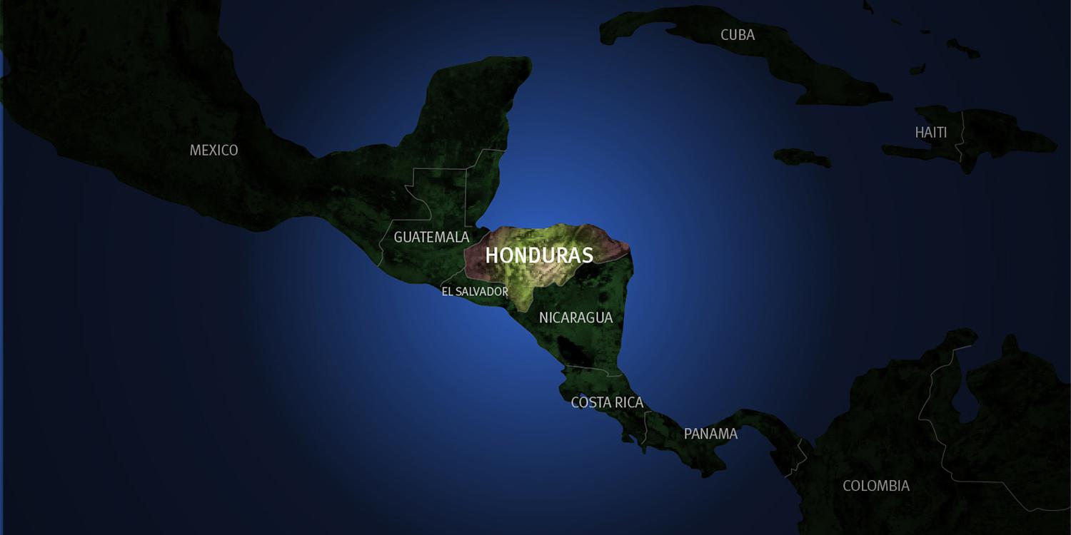 Honduras map