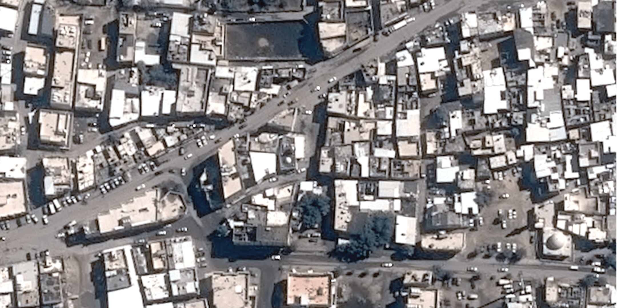 The baseline 'before destruction' image from February 18, 2017.