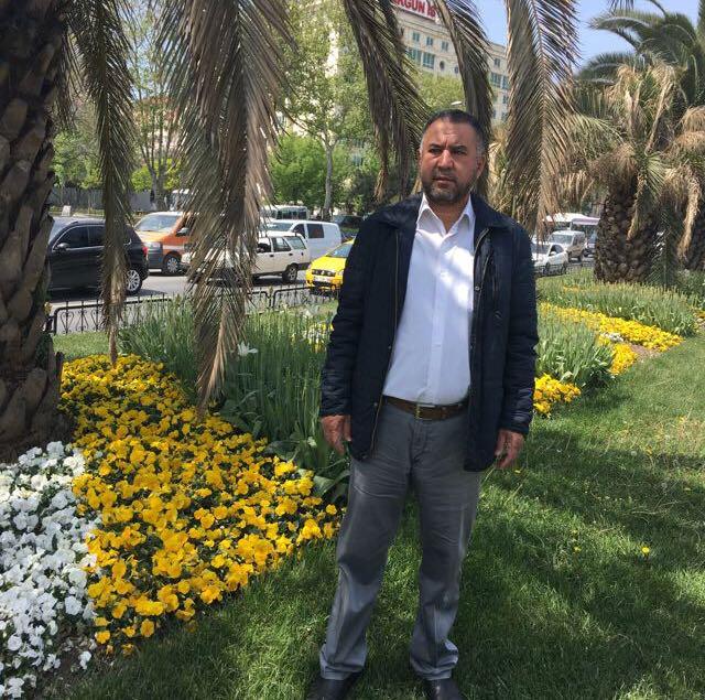 IRPT activist Namunjon Sharipov in Istanbul, Turkey. 