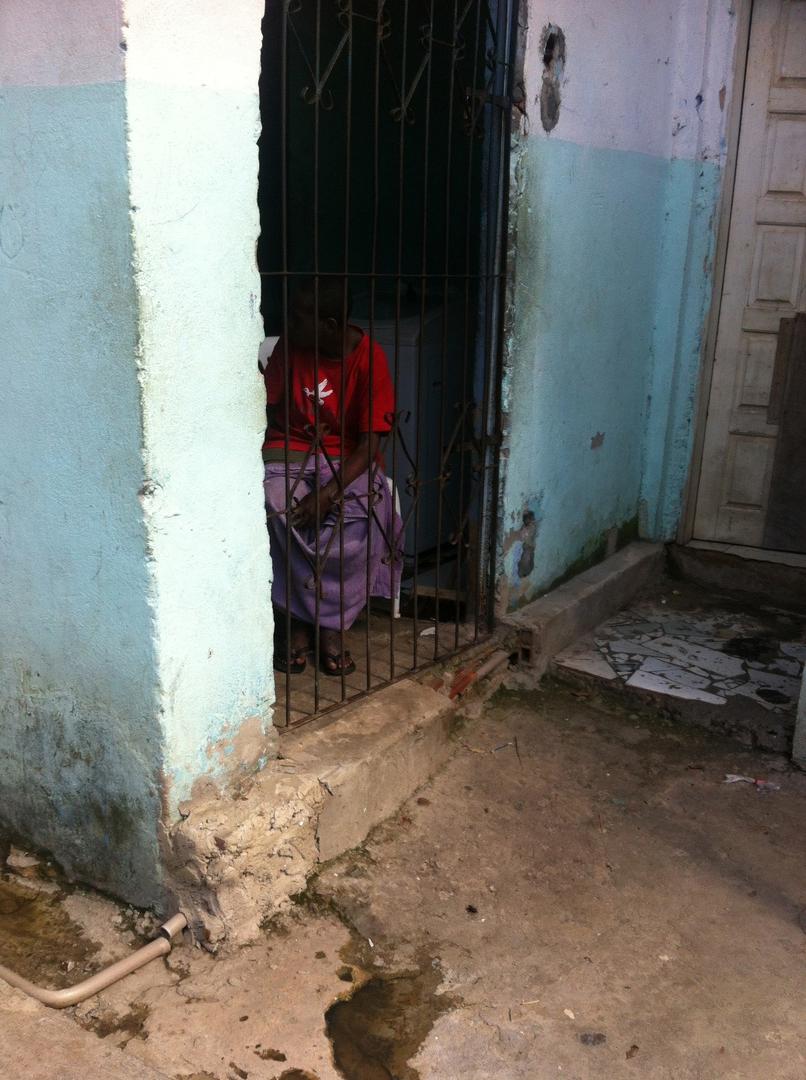 A young man with a physical disability sitting in his room in an institution in Bahia, located approximately 200m from the Atlantic Ocean. “My dream is to see the sea, but I have no wheelchair to go and see it,” he said. 