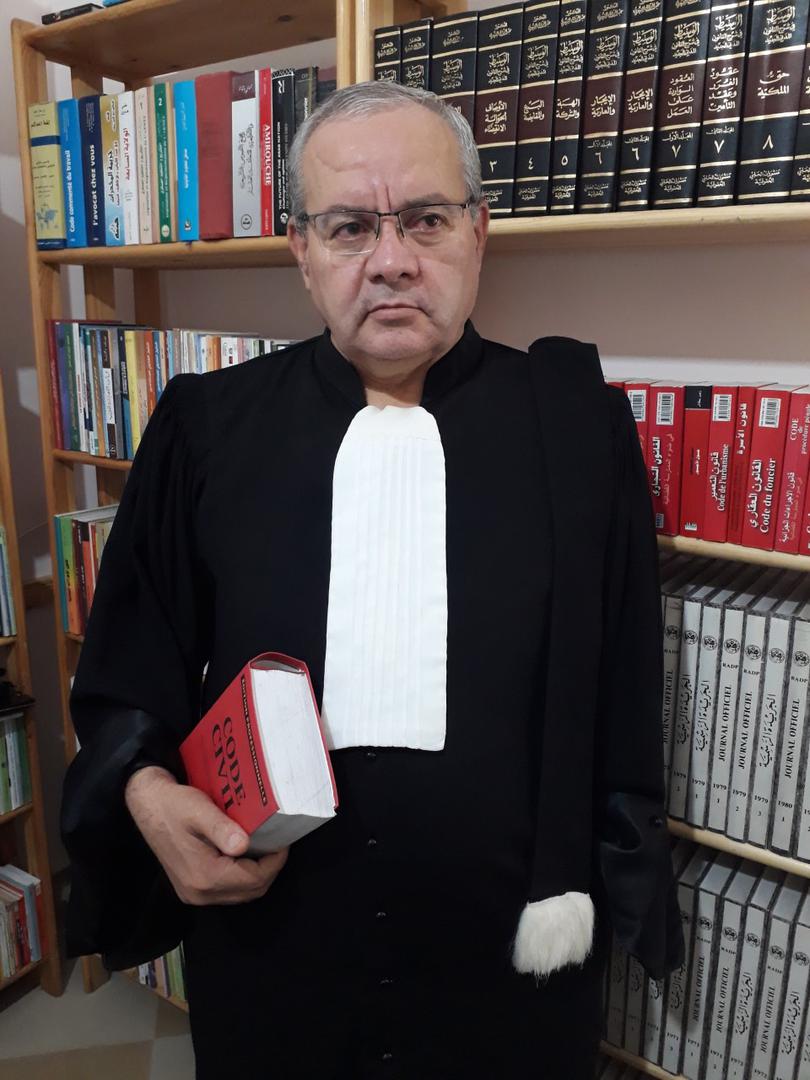 L'avocat algérien Me Salah Dabouz, ancien président de la Ligue algérienne pour la défense des droits de l'homme (LADDH). 