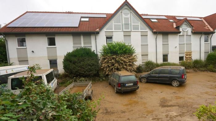 The “Lebenshilfe-Haus” or ‘assisted-living facility”, where twelve people with disabilities drowned in floods on July 15, 2021.