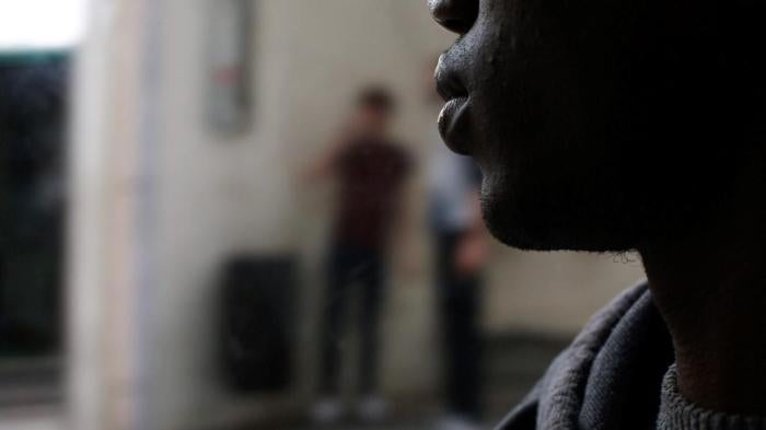 Daouda S., a 16-year-old unaccompanied boy from Guinea, has slept on the streets of Paris for weeks at a time while he waits for a judge to hear his case. Occasionally, he is able to stay with families for short stretches. Photograph by Roopa Gogineni.