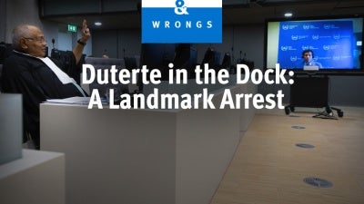 Duterte in the Dock