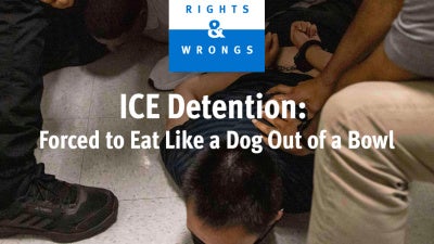 ICE detains figure.