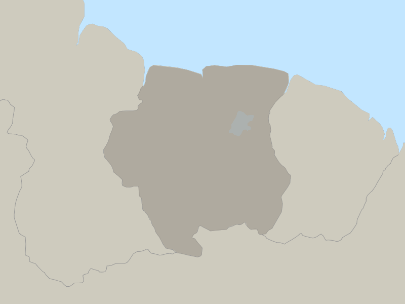 Suriname country page map