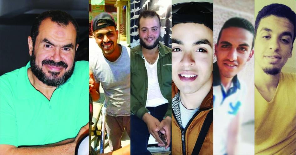 From left to right: Dr. Salah Soltan, Ahmed Soltan, Mahmoud Soltan, Hamza Soltan, Mostafa Soltan, Esmaeel Soltan 