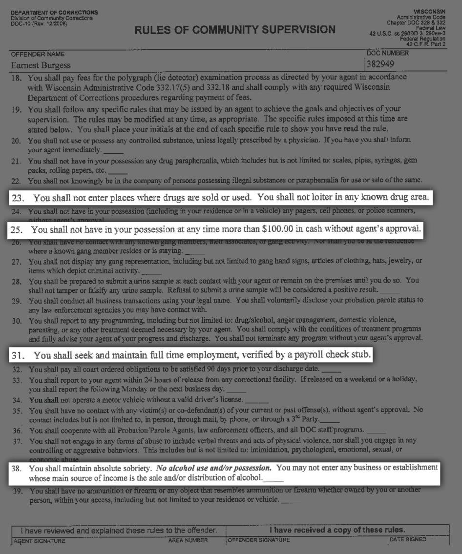 Document with highlighted text