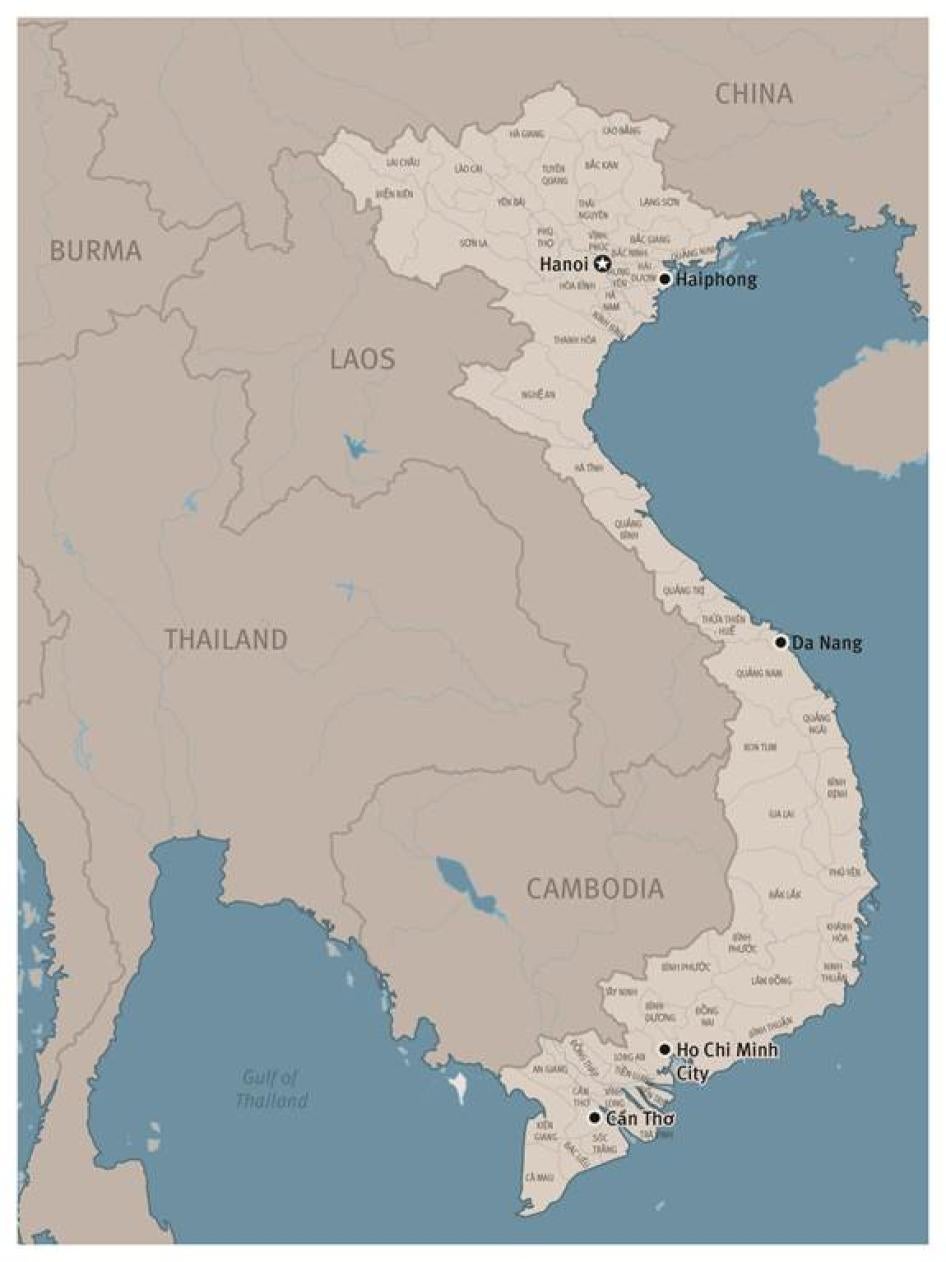 Map of Vietnam