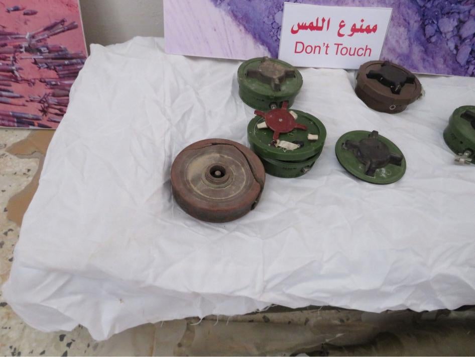 PMN-2 blast mines recovered from Tripoli, Libya, December 2020. 