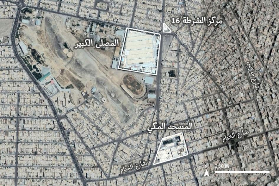 Map of Zahedan (Arabic)