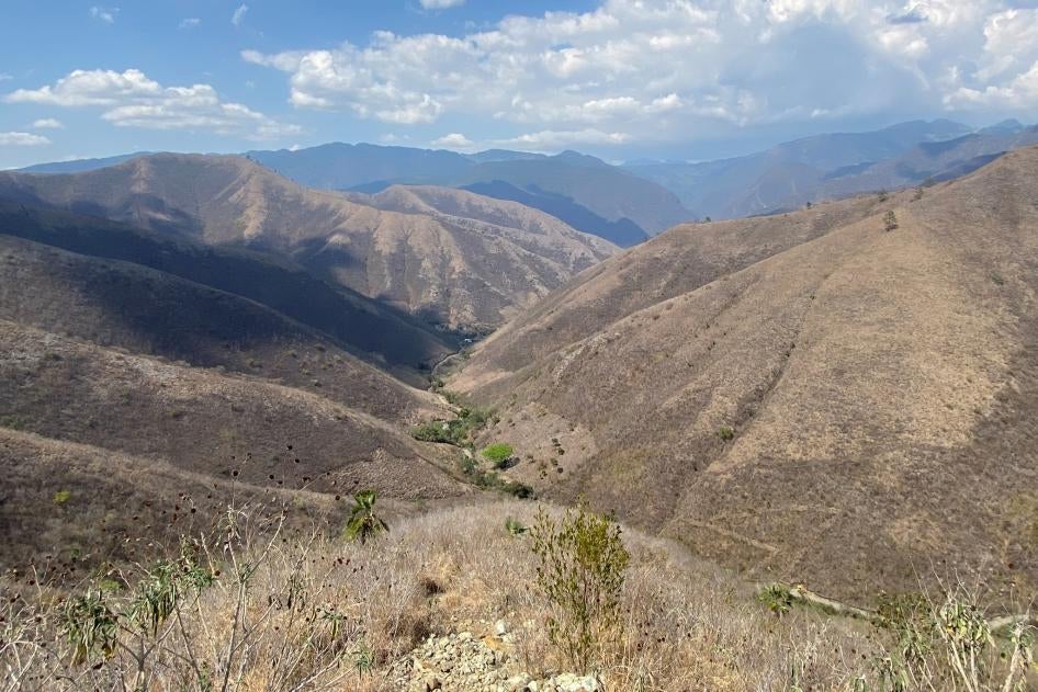 Landscape view of mountains