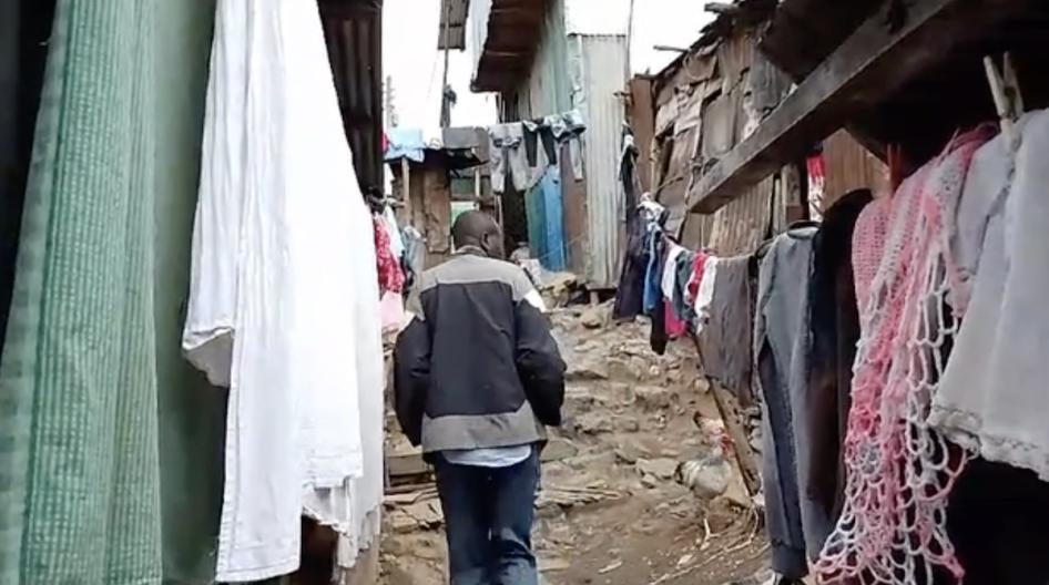 Alfredo Akeyo at his home in Mathare, Kenya, August 31, 2023. 