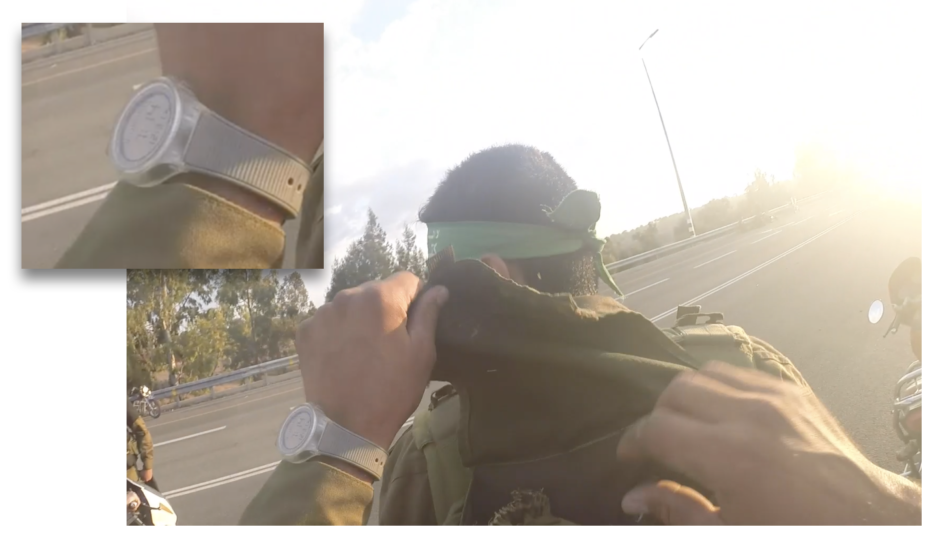 Graphic showing the fighter’s watch.