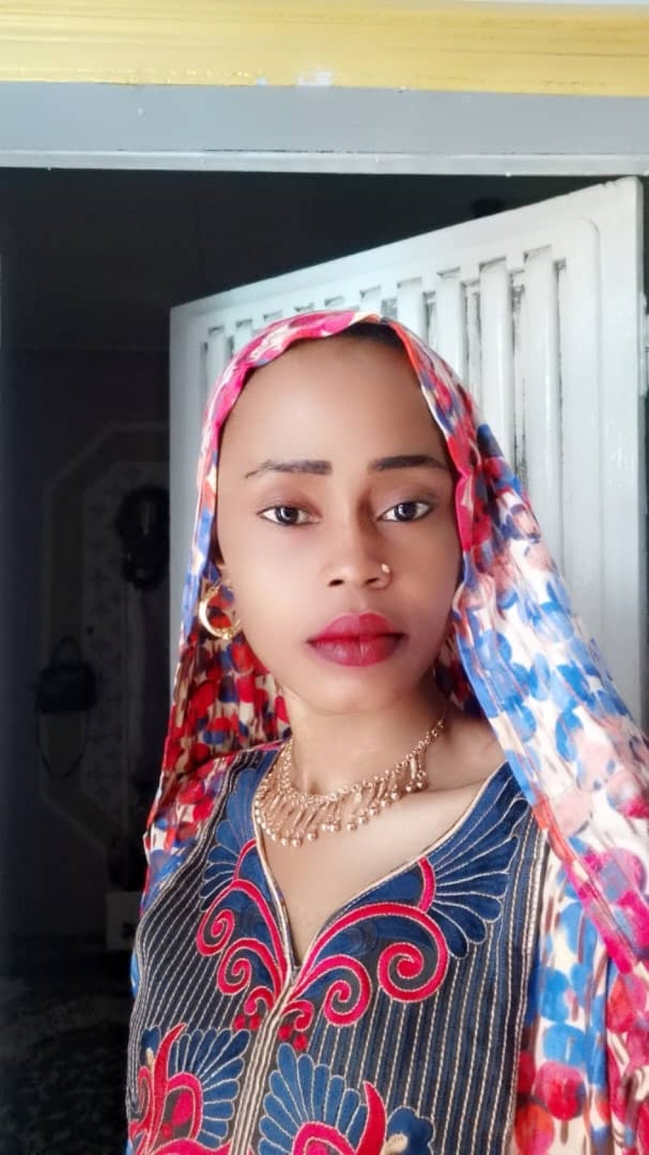 A photo of Khadidja Douba who was killed by shrapnel from a projectile that fell on her house in the Ridina district of N'Djamena on May 9, 2024, following the announcement of the provisional results of the Chad presidential elections.