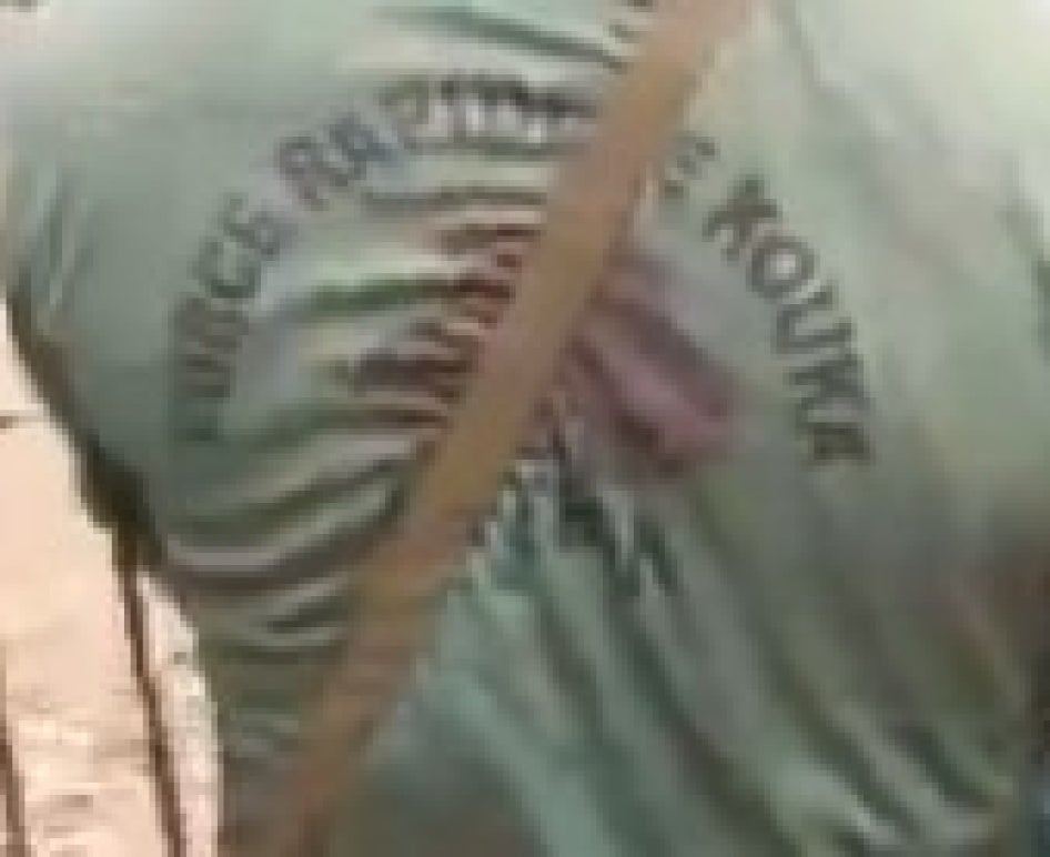 Close-up of text on a t-shirt