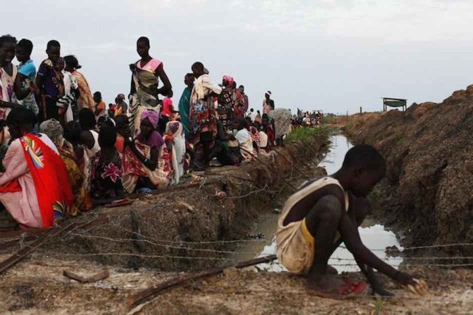 South Sudan IDP camp