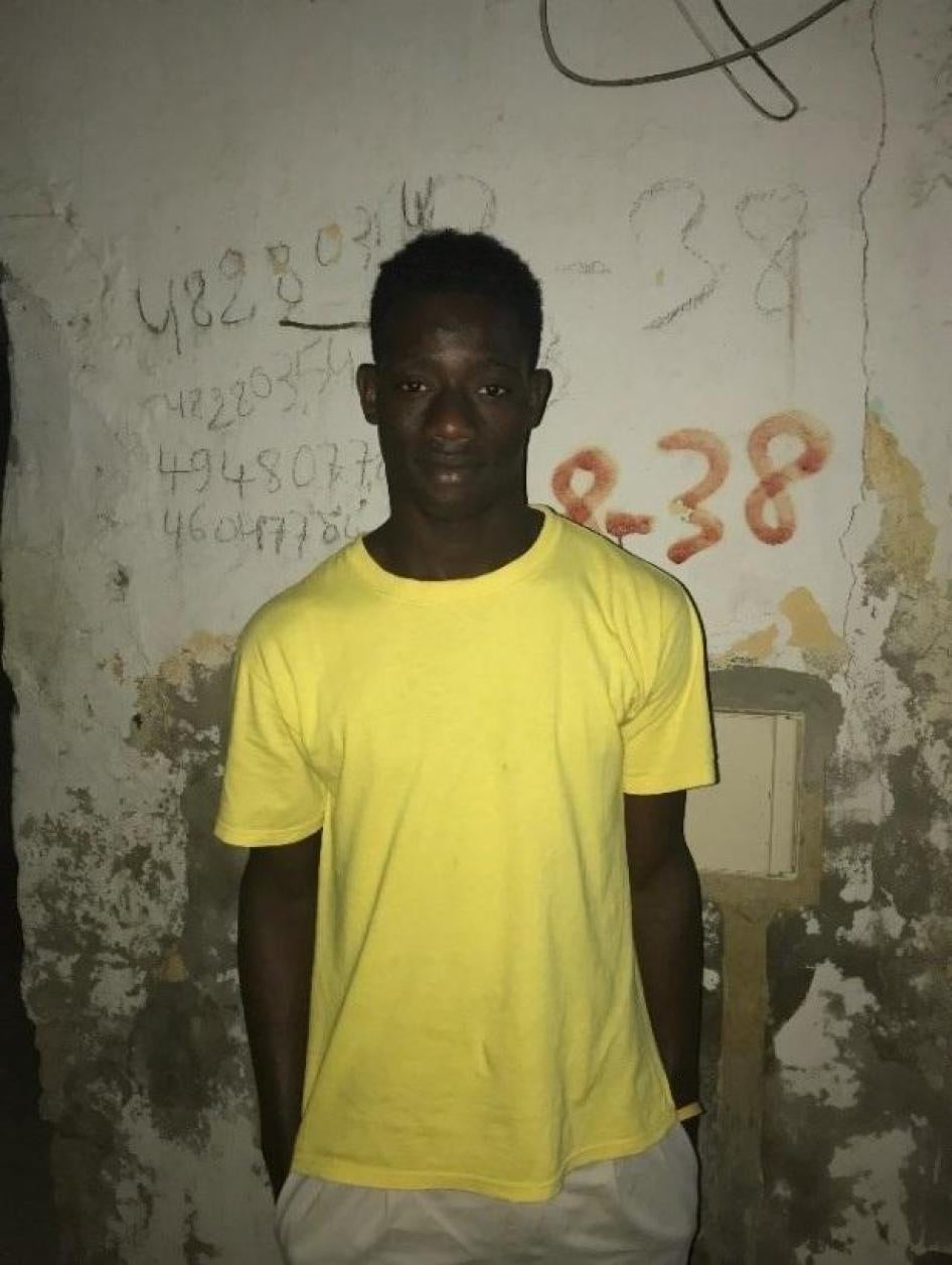 18-year old Babacar withdrew from school at the end of middle school for lack of civil registration, Nouakchott, Mauritania, October 23, 2017. 