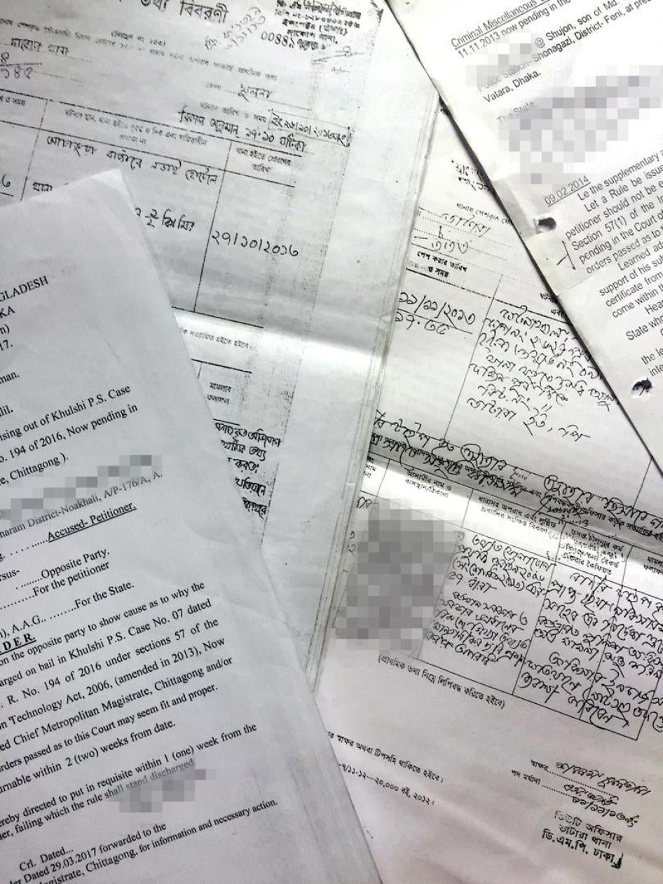 Police in Bangladesh have registered hundreds of complaints under the Information and Communication Technology Act, including against authors of social media posts and journalists criticizing the political leadership and the ruling Awami League party.