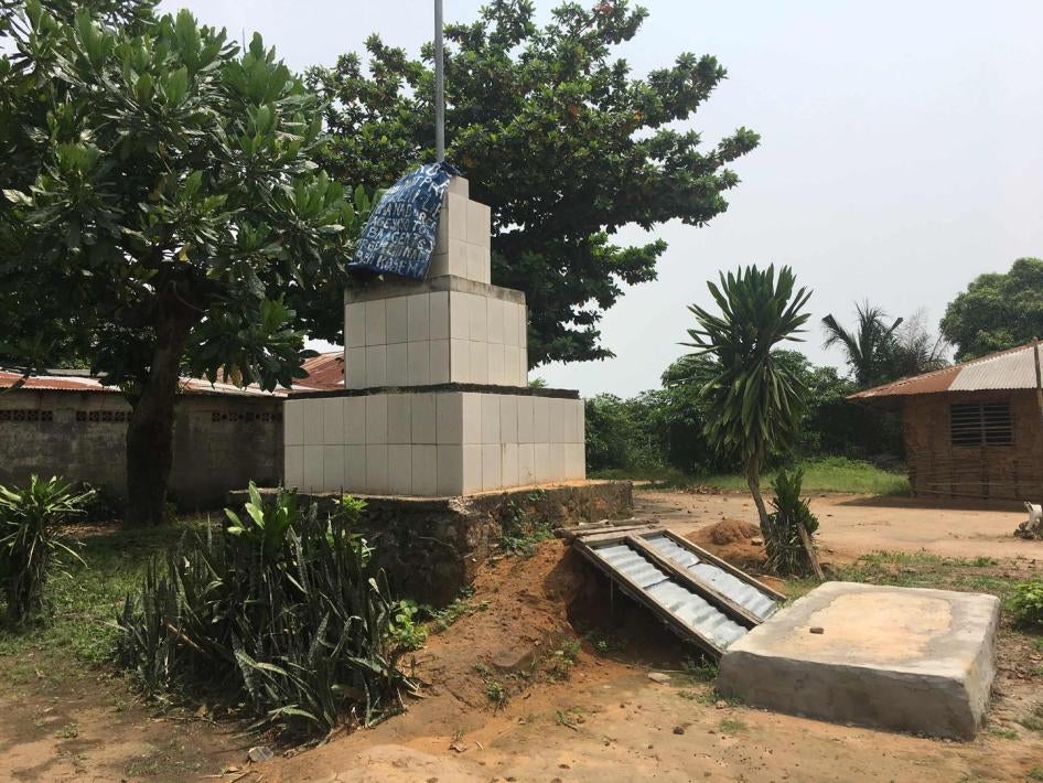 The grave of the Banunu traditional chiefs in Yumbi, Democratic Republic of Congo, February 16, 2019.