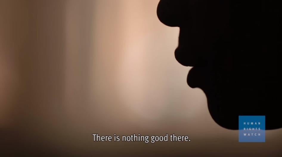 “There is nothing good there,” a former Gikondo detainee tells Human Rights Watch about the center in 2015. 