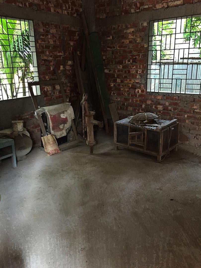 A government tubewell installed inside a private house, 2015.