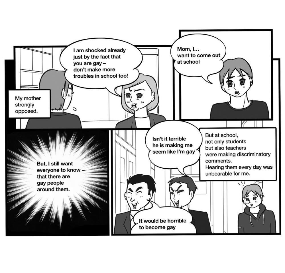 manga drawing by Taiji Utagawa 