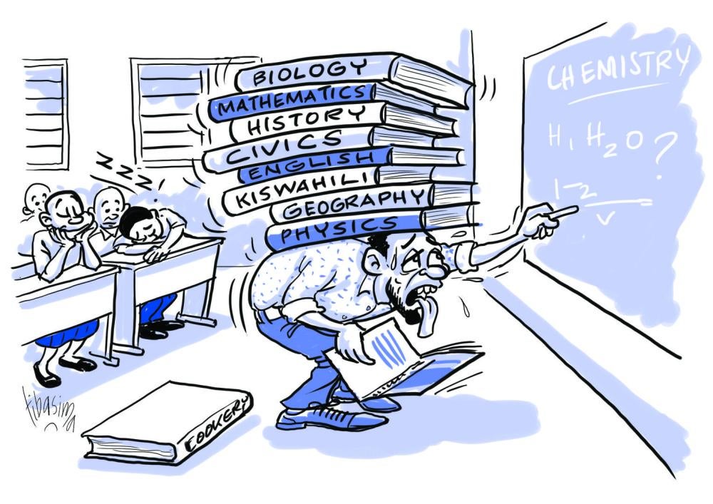 Cartoon for Tanzania Education Report 
