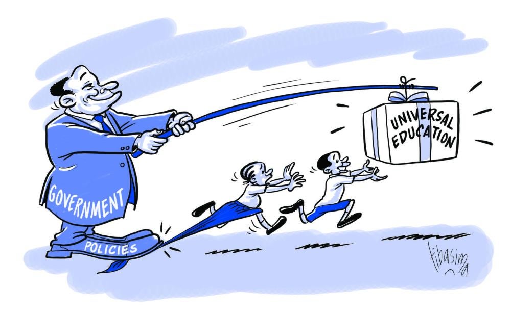 Cartoon for Tanzania Education Report 