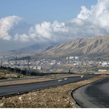 A view of the city of Dohuk in the Kurdistan Region of Iraq.