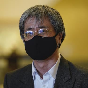 Malaysiakini's editor-in-chief Steven Gan speaks to the media at the Federal Court in in Putrajaya, Malaysia on February 19, 2021. 