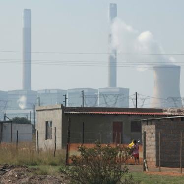 Fence line communities near Duvha Power Station, Mpumalanga, South Africa. 