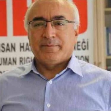 Öztürk Türkdoğan, co-chair of the Human Rights Association, Turkey’s oldest human rights nongovernmental organization.