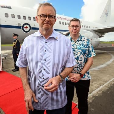 Australian Prime Minister Anthony Albanese attends the Pacific Island Leaders Forum