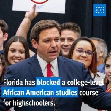Florida has blocked a college-level African American studies course for highschoolers